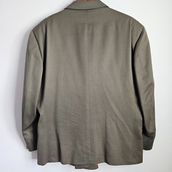 Vomo Moda Men's 2 Piece Suit, Olive Green - Picture 3 of 16